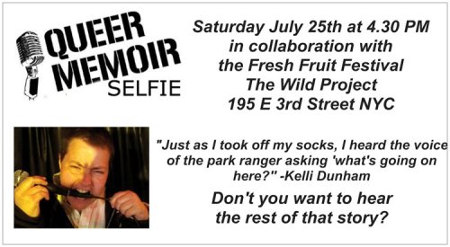 Queer Memoir SELFIE KELLI POSTCARD